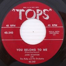 Jane Stanton – You Belong To Me / Jambalaya - 1952 45 rpm 7&quot; Vinyl Record 45-340 - £6.39 GBP