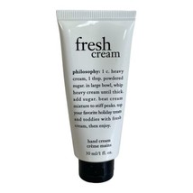 Philosophy Fresh Cream Hand Cream 1 fl oz Travel Size Sealed - $15.19