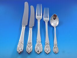 Blossom by Carl Poul Petersen Sterling Silver Flatware Set Dinner Servic... - $299,234.33 MXN