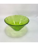 Green Glass Serving Bowl Seashell and Starfish Kitchen Dining Display Ho... - £19.31 GBP