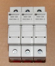 Marathon 600V 30A Fuse Holder 20130709 AC-DC 6SC30A C Triple 87C - $38.99