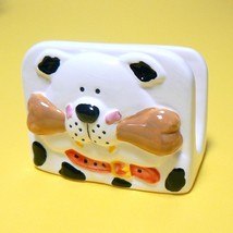 Dog with Bone Ceramic Napkin Holder (BN-NAP201) - £7.99 GBP