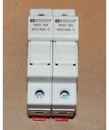 Marathon 600V 30A Fuse Holder 20130121 AC-DC 6SC30A C Double 87D - $28.99