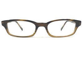 Oliver Peoples Zuko 8108 Eyeglasses Frames Brown Horn Rim Rectangular 50... - $130.72