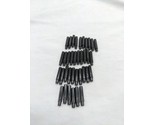 Lot of (36) Black Plastic Board Game Pegs 3/4&quot; - $23.75