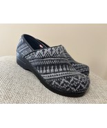 Sanita Nursing Clogs Size 37 US 6.5 Black/Grey Patterned Poland Non-slip... - €38,62 EUR