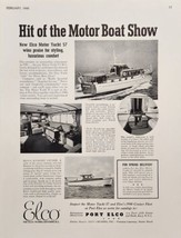 1940 Print Ad Elco Motor Yacht 57 Boats Boat Show Port Elco New York City - £13.37 GBP