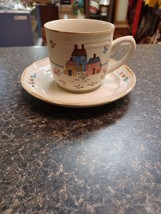 Vintage International Stoneware Japan Heartland Cup &amp; Saucer Set Coffee ... - $7.91