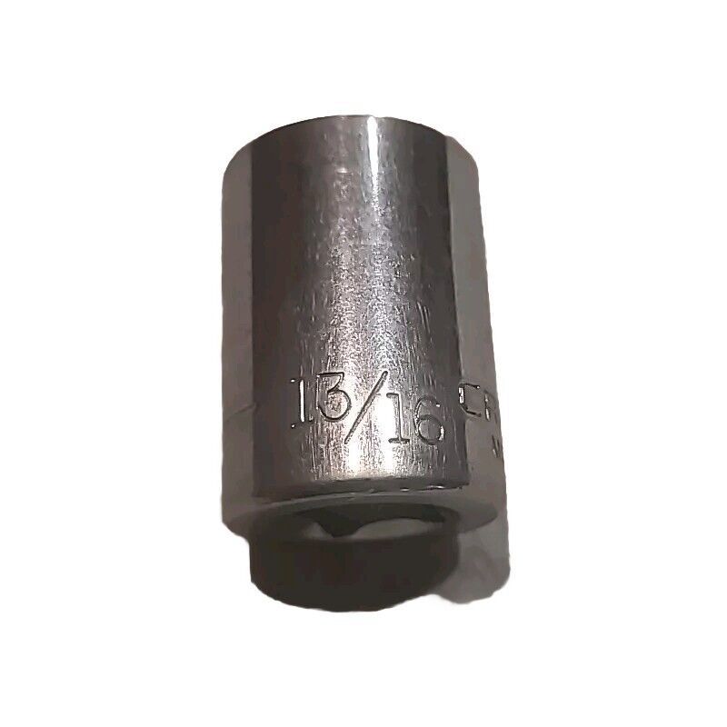 47511 Craftsman 1/2 Drive Socket  13/16 Standard Length 12 Point USA - $7.69