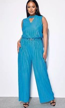 Star By Julien Macdonald Blau Plissiert Trikot Overall (JM4) - $28.74