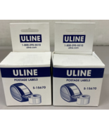 Lot of 2 Uline S-15670 Postage Labels White 1  5/8&quot; x 1  1/4&quot; | 200 Labe... - $20.87 CAD