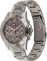 Montre pour femme Tommy Hilfiger 1782196 quartz acier inoxydable cadran gris ... - £82.04 GBP