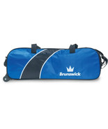 Brunswick Edge 3 Ball Tote Roller Blue Without Pouch Bowling Bag - $1,460.27 MXN