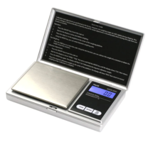 American Weigh SS Pocket Scale Back-Lit LCD Screen, Flip-Up Protective C... - £33.87 GBP