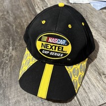 NASCAR Racing Nextel Cup Series ISC Black Strapback Hat Cap - £15.54 GBP