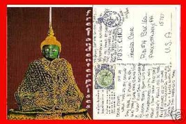 Post Card Thailand Emerald Buddha Bangkok, Thailand, Vintage (Old Stamp too) - £15.49 GBP