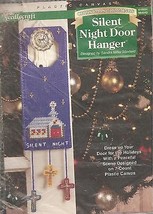 CRAFTS Needlecraft Shop Christmas Trimmings Silent Night Door Hanger Kit #410026 - £15.53 GBP