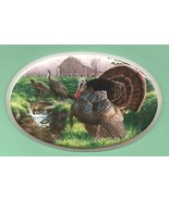 Ceramic Tile Wild Turkey Spring Scene Hot plate, or craft project or Fra... - $19.75