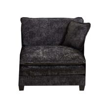 Black Modern Cloud 1-Seat Sectional Sofa, Chenille Fabric - $253.66 CAD