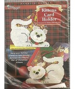 CRAFTS Needlecraft Shop Christmas Trimmings Kittens Card Holder #410029 ... - $27.01 CAD