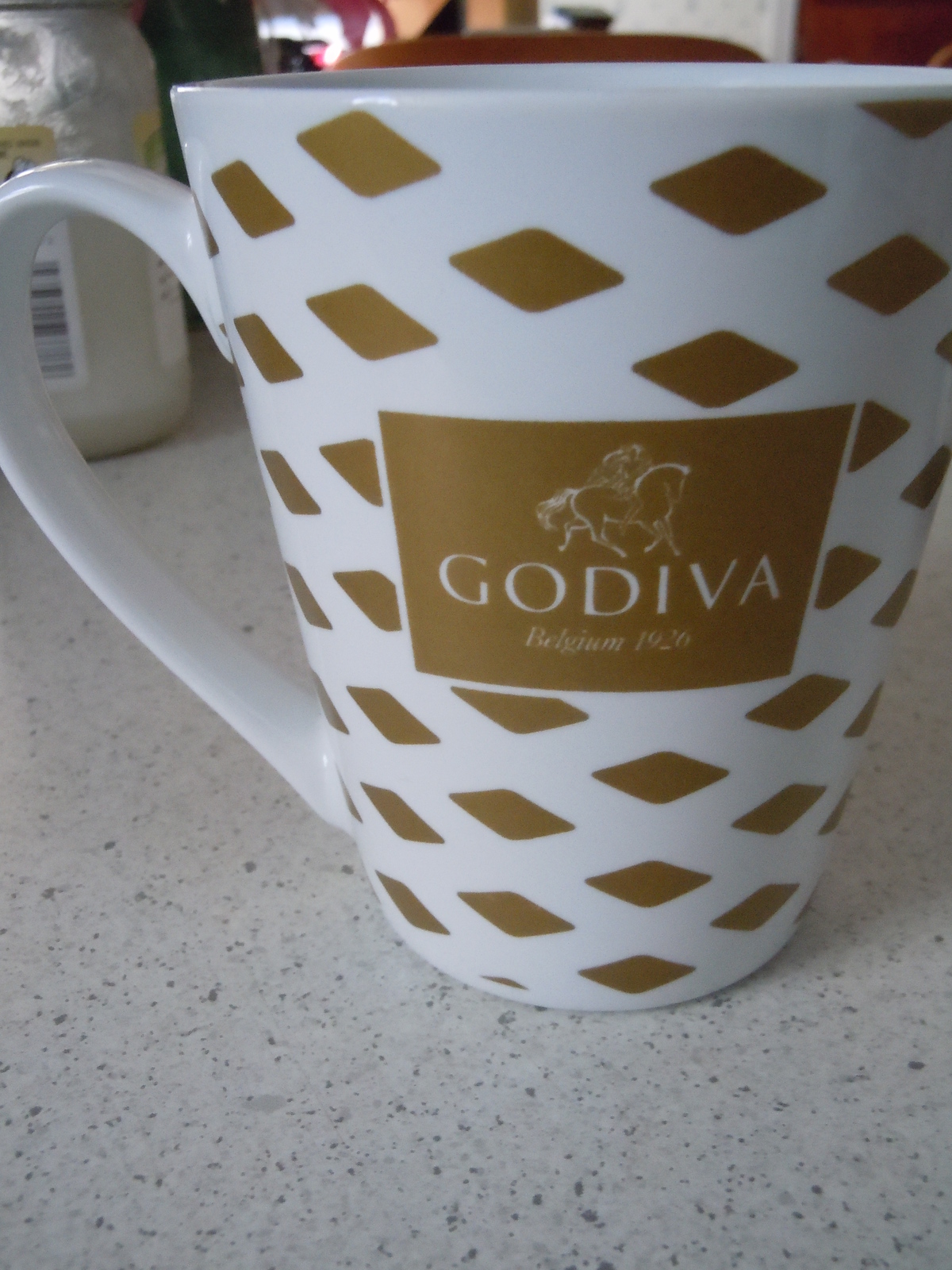 Godiva Gold White Diamond Coffee Mug 2015 - $5.99