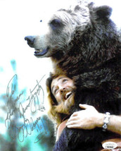 Dan Haggerty signed Grizzly Adams Color 8x10 Photo To Vivian- JSA #FF97840 - £36.15 GBP