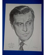 Ray Milland Academy Award Oscar Portrait Print Vintage 1962 Volpe Lost W... - $227.89 MXN