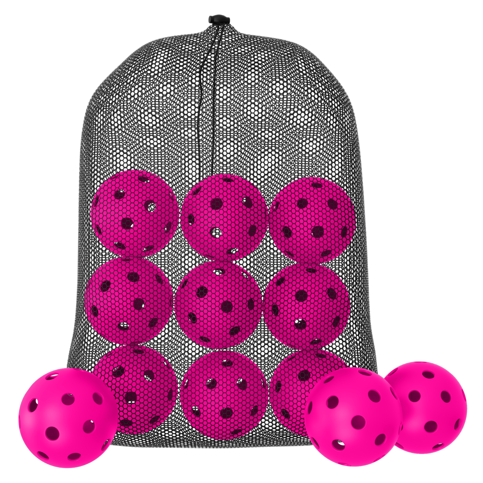 GCA Pro Pink Indoor Pickleballs 26 Hole USA Approved Tournament Free Mes... - $9.99+