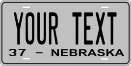 Nebraska 1937 Personalized Tag Vehicle Car Auto License Plate - £13.15 GBP