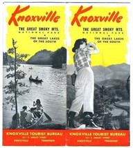 Knoxville Tennessee &amp; Smoky Mountains Brochure 1940&#39;s National Park  - $17.82