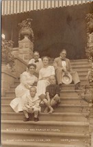 Billy Sunday Family at Home Mount Hood Winona Lake Indiana Inbody Postcard Y18 - £10.41 GBP