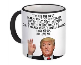 Marketing Consultant Funny Trump : Gift Mug Best Birthday Christmas Jobs - £12.70 GBP