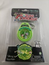 World&#39;s Coolest Rick and Morty Talking Keychain,Multi,Miniature - $13.07
