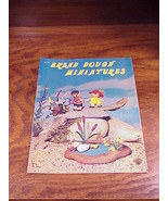 1973 Bread Dough Miniatures Crafting Booklet, H 214, Kitchy, lots of pro... - £6.25 GBP