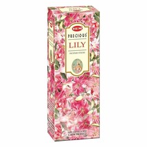 Hem Precious Lily Incense Sticks Natural Masala Fragrance Agarbatti 120 Sticks - £14.65 GBP