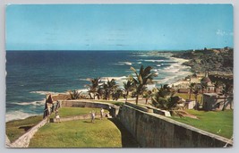 1963 El Morro Golf Course San Juan Puerto Rico Scenic Ocean View Postcard - £11.15 GBP