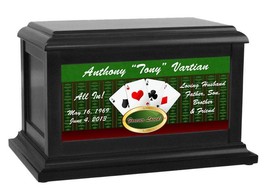 Poker Player Cremation Urn - $255.95