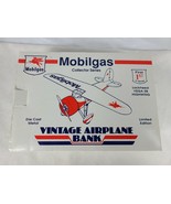 Mobilgas Mobil Vintage Airplane Bank 1992 Lockheed VEGA 5B HIGHWING NIB - £44.31 GBP