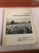 Kentucky Soil Survey of Scott County with b&amp;w and color maps 1971 book v... - $37.62