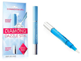 DIAMOND Gold &amp; Platinum dAzZLe STIK Jewelry Cleaner Pen Stick CONNOISSEU... - £20.78 GBP