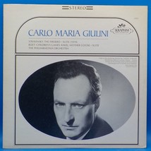 Carlo Maria Giulini Philharmonia Lp Stravinsky Firebird, Bizet Children&#39;s BX8 - £3.87 GBP