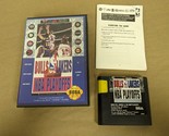 Bulls vs Lakers and the NBA Playoffs Sega Genesis Complete in Box manual... - $5.99
