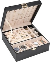 Black Voova Jewelry Box Organizer For Women And Teenage Girls, 2, And Necklace. - £32.87 GBP