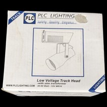 Track Light Head with Slim Transformer  Low Voltage MR16 12-Volt White PLC - £23.68 GBP