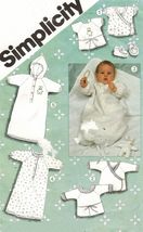 Vtg Baby Layette Bunting Sleeping Bag Kimono Sacque Blanket Sew Pattern NB-18M - £9.58 GBP
