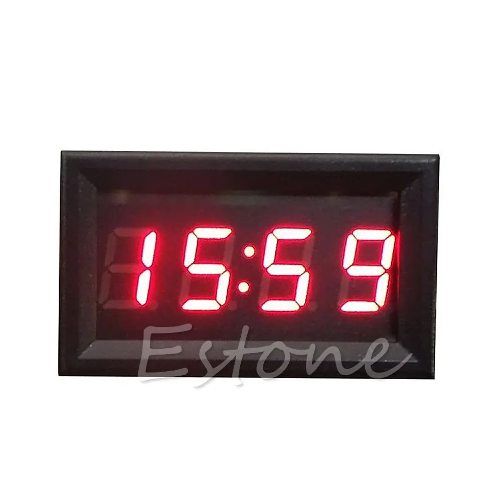 12v 24v car motorcycle accessory dashboard digital clock led display new thumb200