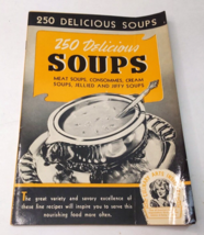 Culinary Arts Institute 250 Delicious Soup Recipes Cookbook Paperback Bo... - £7.06 GBP