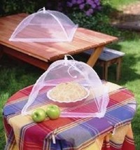 White 18&quot; Square Mesh Food Tent - £6.34 GBP