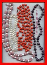 Jewelry Lot 16 Bead &amp; Braided Variety Lot Neck/Bracelet - £11.48 GBP