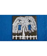 Light Switch Plate Cover - Decorative Weep&#39;g Tree-Fence - Brown &amp; White ... - $12.82